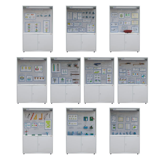 FZHM-10型《焊、鉚工工藝學(xué)》示教陳列柜