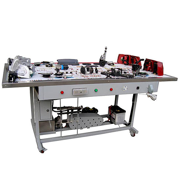 全車電氣線路接線實訓(xùn)臺,電工電子電拖及自動化技術(shù)綜合實驗裝置