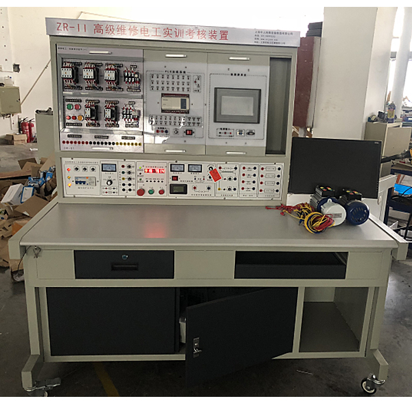 高級維修電工考核示教實(shí)訓(xùn)臺,機(jī)床夾具同步語音講解實(shí)訓(xùn)臺